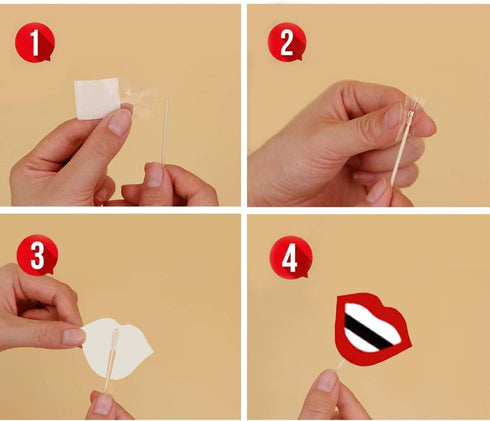 Football Photo Booth Props Kits, 17 Count Party Favor for Football Party Theme Supplies & Decorations