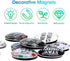 Weewooday 10 Pcs Inspirational Magnets for Fridge, Motivational Glass Quote Decor Accessories for Kitchen Office