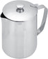 Stainless Steel Milk Frothing Pitcher with Lid for Latte Coffee Art, 1500ML, for Office Kitchen with Handle