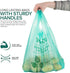 Stock Your Home Eco Grocery Bags Disposable T-Shirt Thank You Bag with Handles for Supermarket, Groceries, Produce
