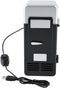 TOPINCN Mini USB Refrigerator Cooler and Heater for Beverage Drink Cans, Office Desktop, Hotel, Home, Car (Black)