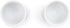 Porcelain Egg Cup, Fox Run 6227COM, White, 2.5 x 2 x 1.75 inches