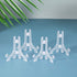 Artliving 3" Clear Plastic Stand Cookie Holder Display Stand, 24 Pack Place Card Holder Easels