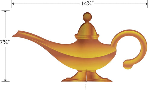 3D Foil Lamp Centerpieces, Pack of 2