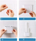 Toilet Brush and Holder, Double Brush Combination with Silicone Toilet Bowl Brush, Flat Flexible Bristles for Deep