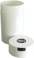Tightvac 3oz to 12 Ounce Patented Airtight Container - Multi-use Vacuum Smell Proof Container for Herbs, White