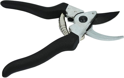 Zenport Z201 Heavy Duty Bypass Euro Pruner, 8-Inch, Black Handles, Steel