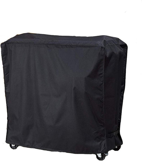 J&C 35x20x34in Cooler Cart Cover-Black Waterproof UV Resistant Patio Rolling Cooler for Most