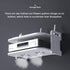 Denpetec Set-Top Floating Shelf for TV Components,TV Box Shelf Thick DVD Player, Wall Hanging Shelf Punching-Free
