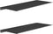 MKO 2 Pack 12" Floating Shelves for Wall, Metal Wall Mounted Shelf