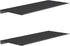 MKO 2 Pack 12" Floating Shelves for Wall, Metal Wall Mounted Shelf