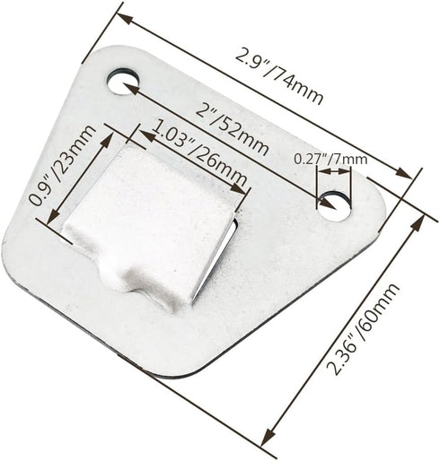 Wall Fan Mounting Bracket Wall Mount Fan Brackets Holders for Oscillation Fans Concealed Bracket Support Hook for Wall-Mount Fan - 2 Pack