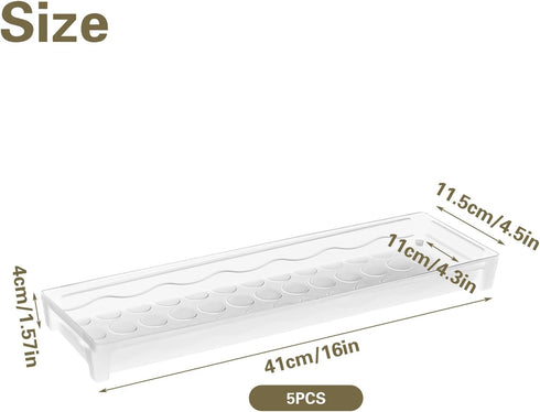 JoyHuaTrade 5 16 4.5 1.6 Inch PCS Plastic Plant Tray Saucer, Rectangular Windowsill Plant Drainage Stand for Indoors