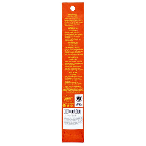 Maroma Eda Incense, Patchouli Scent, 10 Count