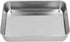 AUNMAS Rectangular Baking Pan and Rack, Easy Roasting Pan for Cooking and Baking (23.5 * 17.5 * 5CM)