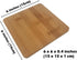 Small Mini All Natural Bamboo Cutting Board - Great for Apartments, RVs, Home Bar, Camping, Picnics (1 Pack)