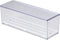 Large Transparent Flatware Tray, Kitchen Drawer Organizer with Lid and Drainer, Plastic Cutlery Storage Container