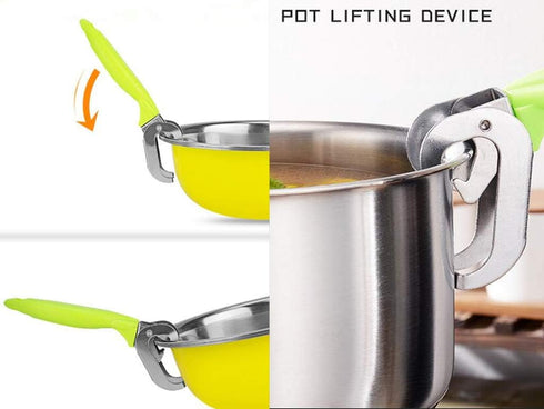 Hot Plate Gripper, Kitchen Anti-Scalding Dish Plate Clip for Microwave, Toaster Oven, Air Fryer