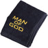 Swanson Christian Products Black Hand Towel Man of God with Gold Embroidery, Pastor Appreciation Gift, Face Towel