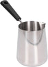 600ml Turkish Coffee Pot, Stainless Steel Milk Pot, High Temperature Resistant Butter Warmer with Cleaning Brush