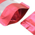 QQ Studio 100 Matte Metallic Color Stand-Up Resealable QuickQlick Bags with Frosted Window (7.1" x 10.2")