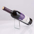 Metal Wine Rack Freestanding, Geometric Design Tabletop Holder for Wine Bottle Storage, Perfect Countertop Stand