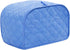 Polyester Quilted Toaster Cover, 2 Slice, Dust & Fingerprint Protection, Machine Washable, Blue, 11.5 x 8 x 8 in