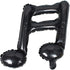 20pcs Music Note Balloons, Mylar Foil Party Balloons for Music Themed Birthday, Concert, Band, Bar Decorations (Black)