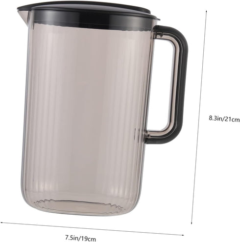 Unomor Cold Water Bottle, Iced Tea Pitcher, Drinking Water Jug, Water Container for Fridge, Cool Tea Pitcher