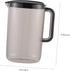Unomor Cold Water Bottle, Iced Tea Pitcher, Drinking Water Jug, Water Container for Fridge, Cool Tea Pitcher