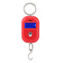 Mini Electronic Scale, Red Portable Fish Weighing Scale, 25Kg/5G Digital Pocket Key Chain Weight Hook for Kitchen