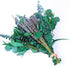 2 Bundles Dried Eucalyptus & Lavender Flowers, 100 pcs 17'' Natural Real Hanging Eucalyptus Leaves for Bathroom Decor