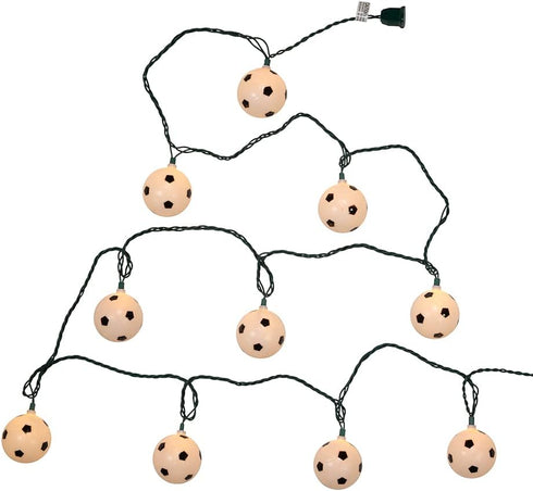 Kurt Adler Soccer Ball Light Set, 10 Lights
