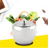 Stainless Steel Sugar Bowl with Lid and Spoon, Apple Seasoning Jar, Condiment Pot, Spice Container Cruet