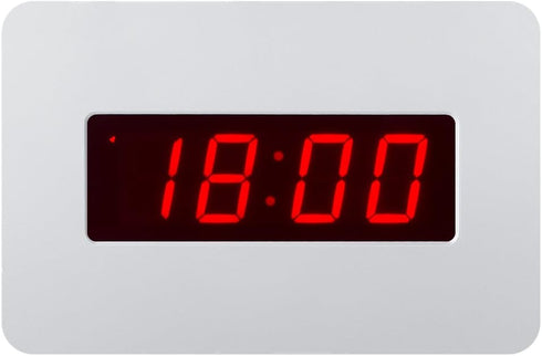 Digital Wall Clock Battery Operated with LED Display, Backlight, Table-top, Alarm, Brightness Adjustable