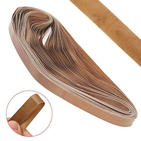 YJINGRUI 50pcs PTFE Belt for Sealing Machine Continuous Band Sealer Sealing Tape (750mmx15mmx0.2mm)
