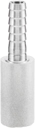 JoyTube Stainless Steel Aeration Stone, 0.5 Micron Diffusion Stone with 1/4" Hose Barb, Pack of 2