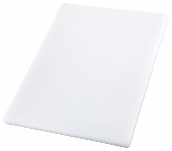 Winco Cutting Board, White, 18-Inch by 24-Inch by 1-Inch