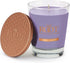 Root Candles Honeycomb Veriglass Scented Beeswax Blend Candle in English Lavender Large