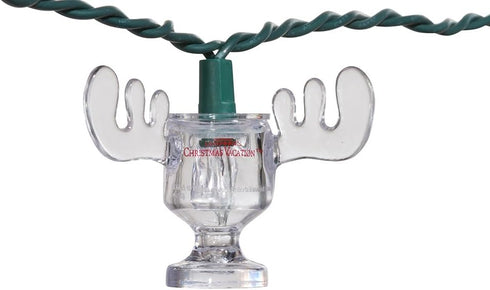 National Lampoon's 10-Light Set National Lampoon Christmas Vacation Kurt Adler UL Wally World Moose Mug Light