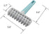 HSOMiD Wheel Roller Pastry Mould, Household Baking Pastry Tools, Time-Saver Dough Craft Pie Pastry Cutter