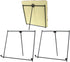 Black Metal Folding Easels, Tabletop Decorative Display Stands - 7" H - Set of 3 Pcs