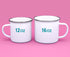 Retro UFO Cat Fish Abduction Enamel Campfire Mug - Fun Outdoor Camping Coffee Cup (16oz)