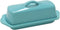 Chantal Ceramic Full Size Covered Butter Dish, 8.5 Inch, Aqua