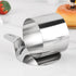 Guowall Round Cake Mold - Stainless Steel Cake Mousse Mold with Pusher and Lifter, Baking Accessories (3pcs/set)