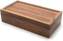 Rectangular Vauxhall Double Tea Box Ironwood Gourmet, Acacia Wood, Brown, 10 Compartment