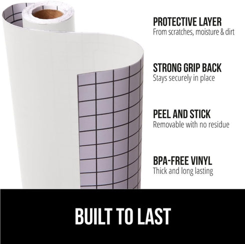 Countertops, 11.8 10 GORILLA GRIP Peel and Stick Paper, Removable Cover for Books, Shelves, Drawers, Cabinets