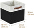 DECOMOMO Cube Storage Bins | 12x12 Collapsible Storage Cube Bins with Dual Handles for Organizing Closet, Shelf,