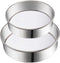 2 Pack Flour Sifter - Stainless Steel Fine Mesh Strainers, 60 Mesh Round Sifter for Baking