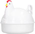 Rapid Egg Cooker, 4 Egg Capacity Electric Cooker for Hard Boiled, Poached, Scrambled Eggs for Home Kitchen